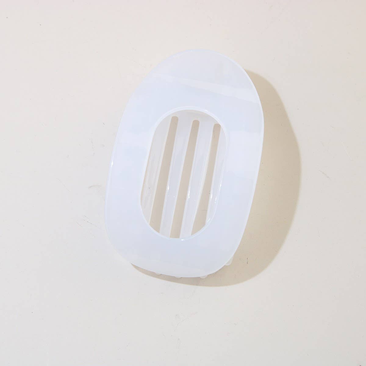 Oval Matte Hair Claw Clip — Strong Grip
