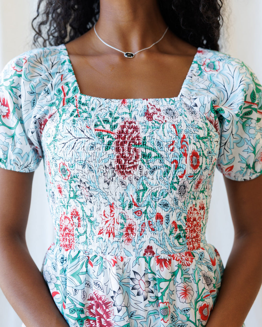 Layered Floral Dress