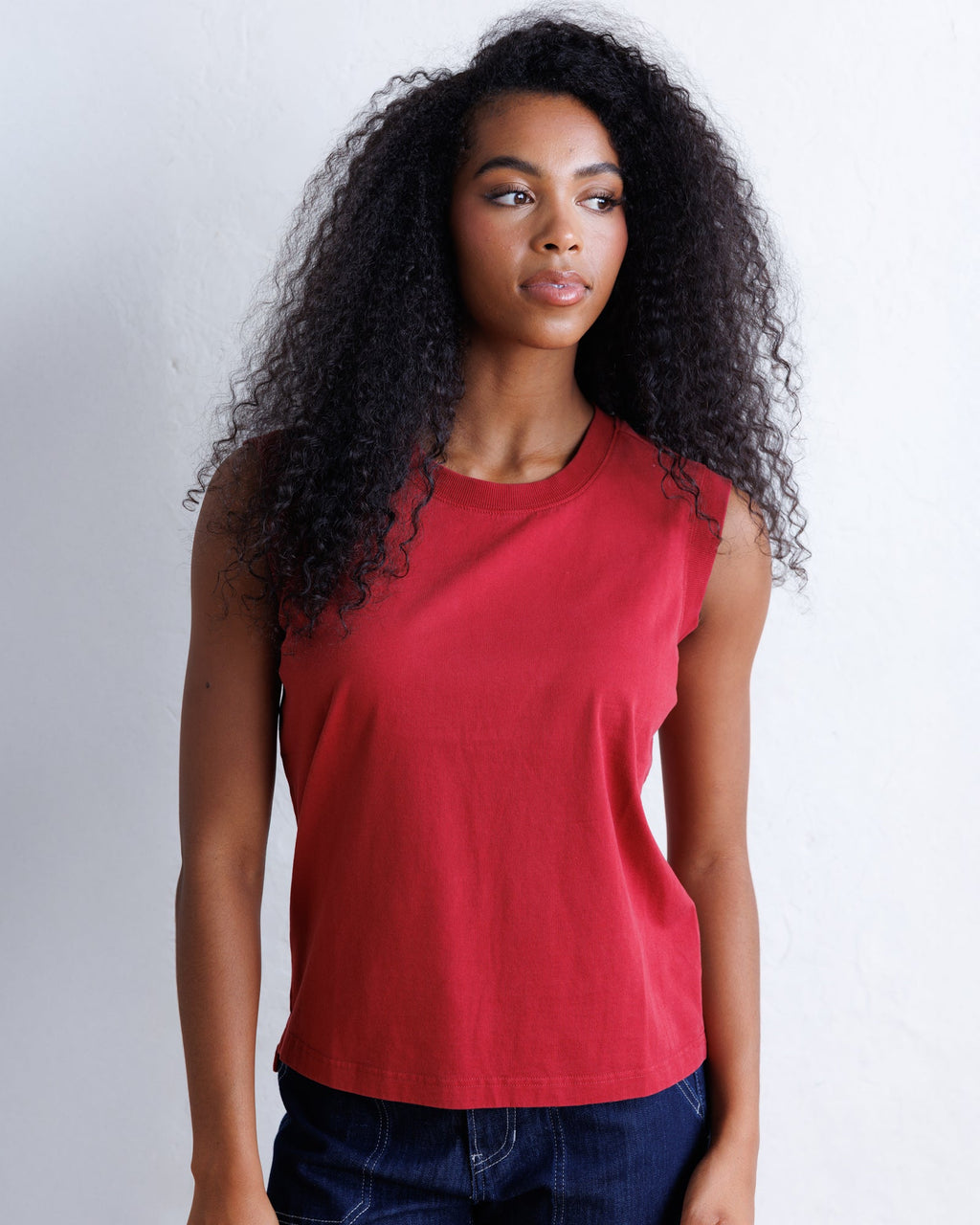 Oversized Relaxed Crewneck Tank