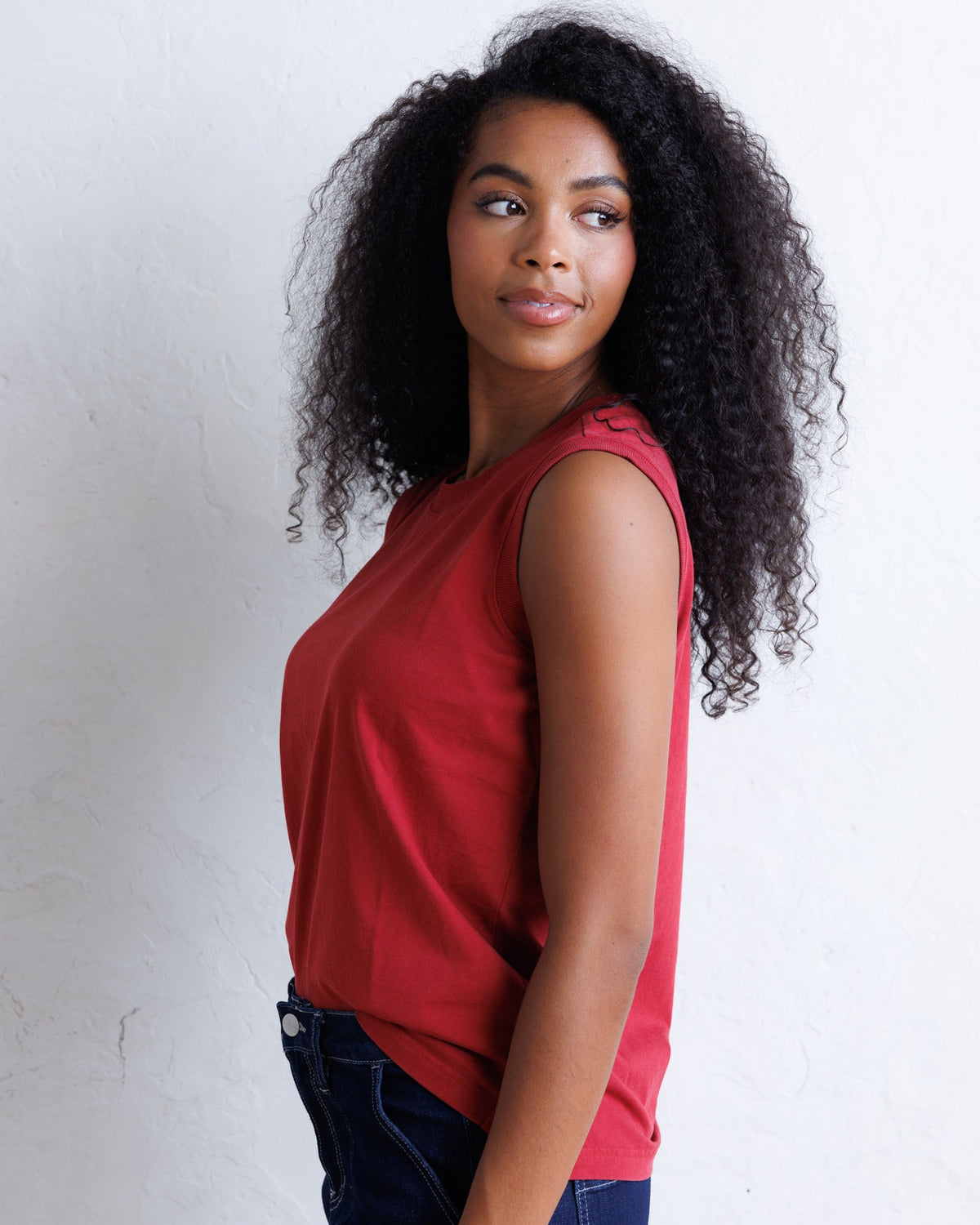 Oversized Relaxed Crewneck Tank