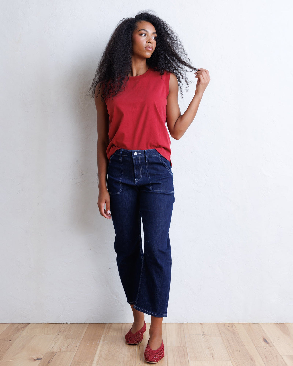 Oversized Relaxed Crewneck Tank