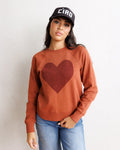 Old School Heart Graphic Sweatshirt