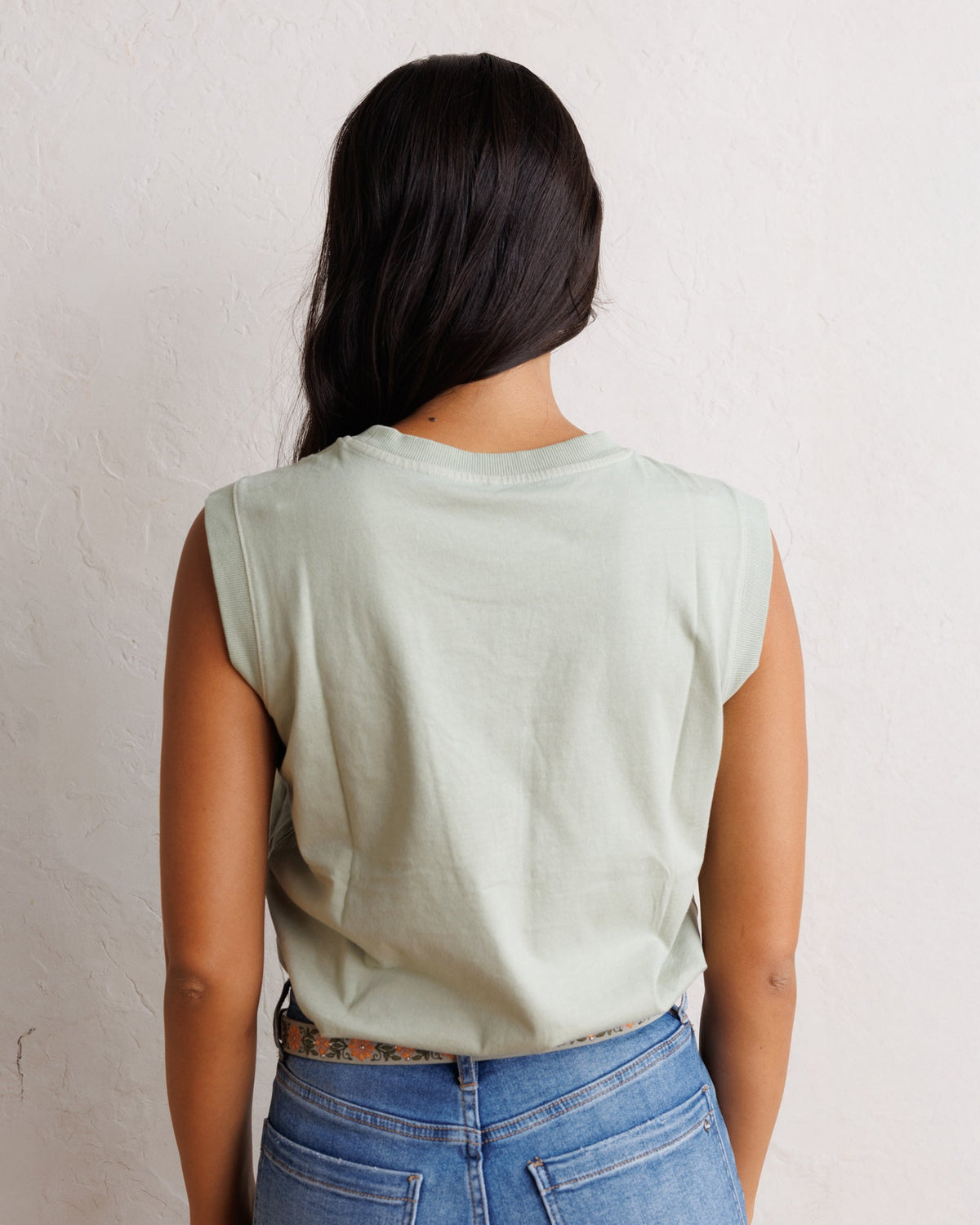 Oversized Relaxed Crewneck Tank
