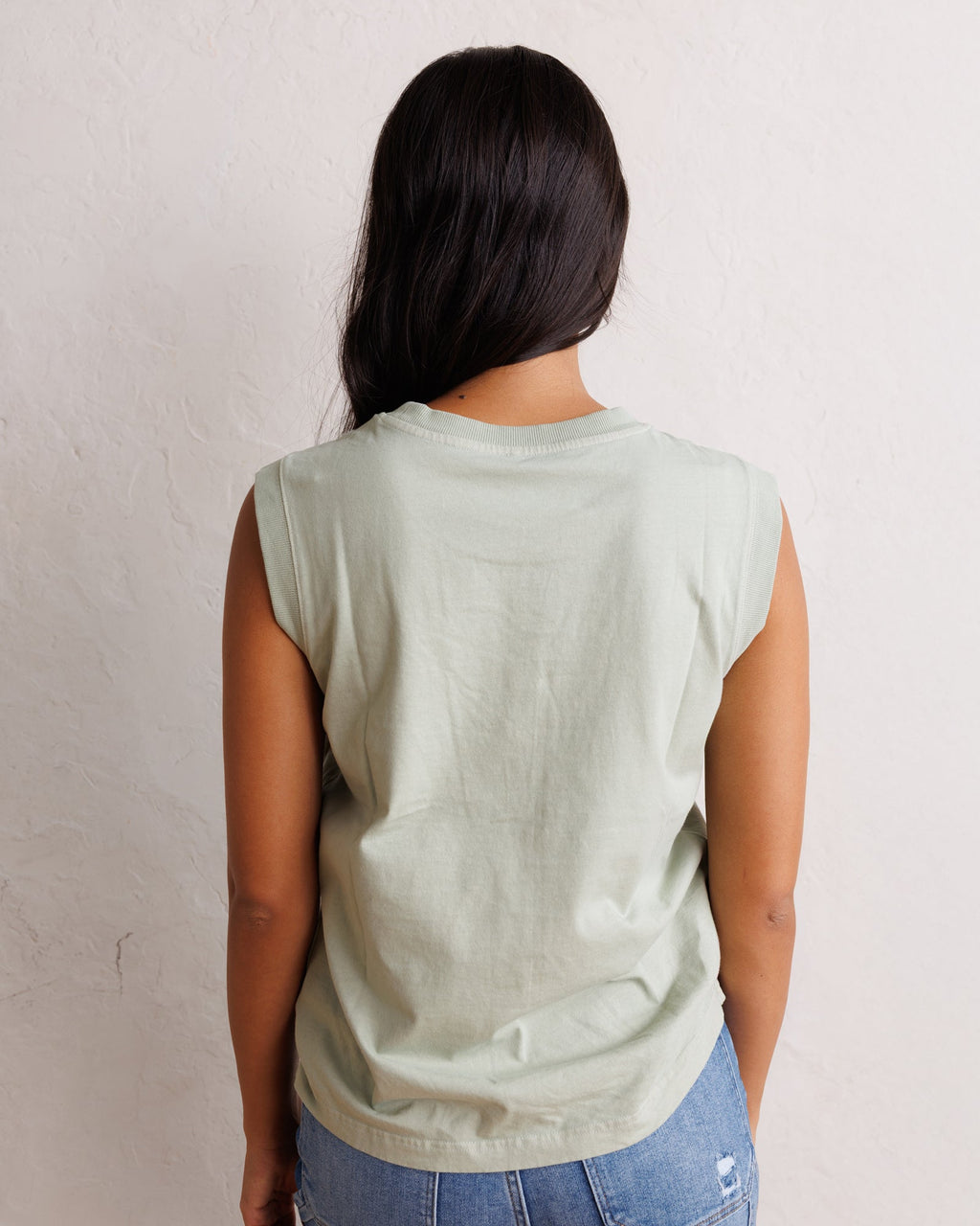 Oversized Relaxed Crewneck Tank