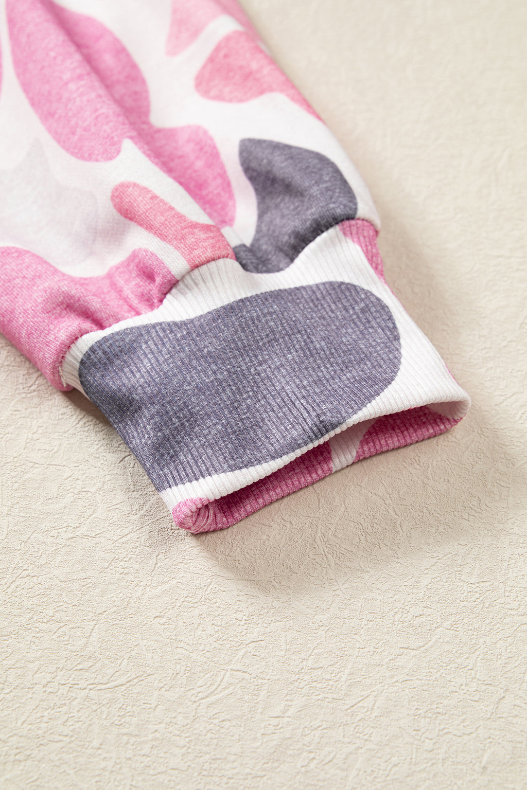 Camo HOWDY Mock-Neck Relaxed Tunic Sweatshirt