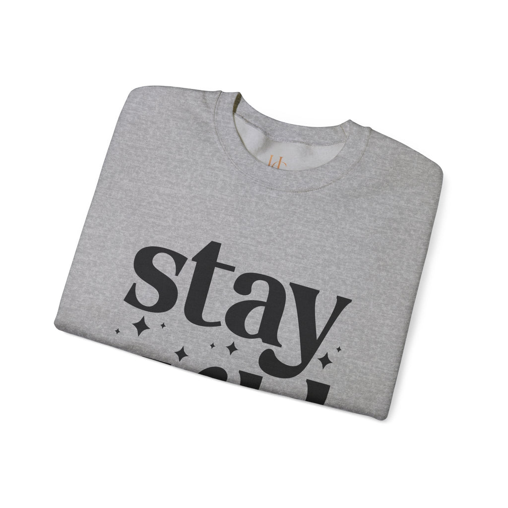 Stay Wild Graphic Unisex Crewneck Sweatshirt