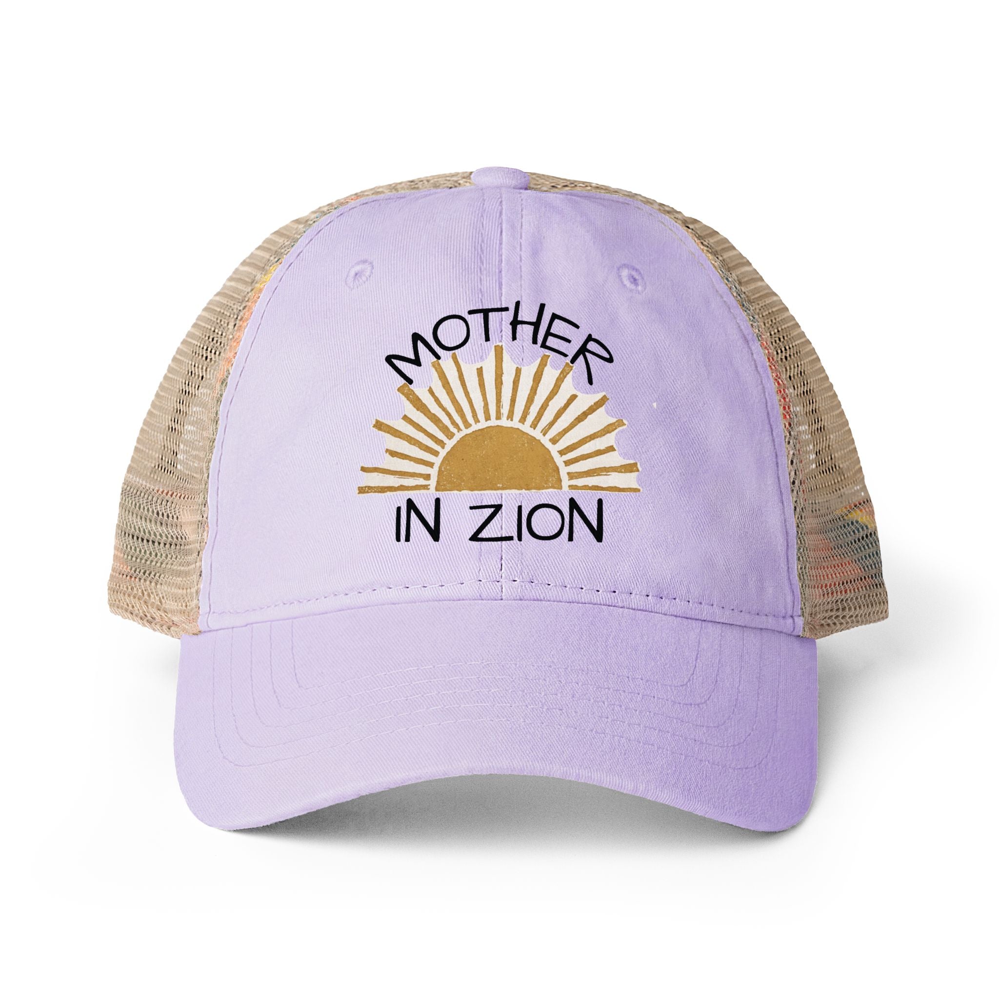 Mother in Zion Women's Washed Mesh-Back Cap