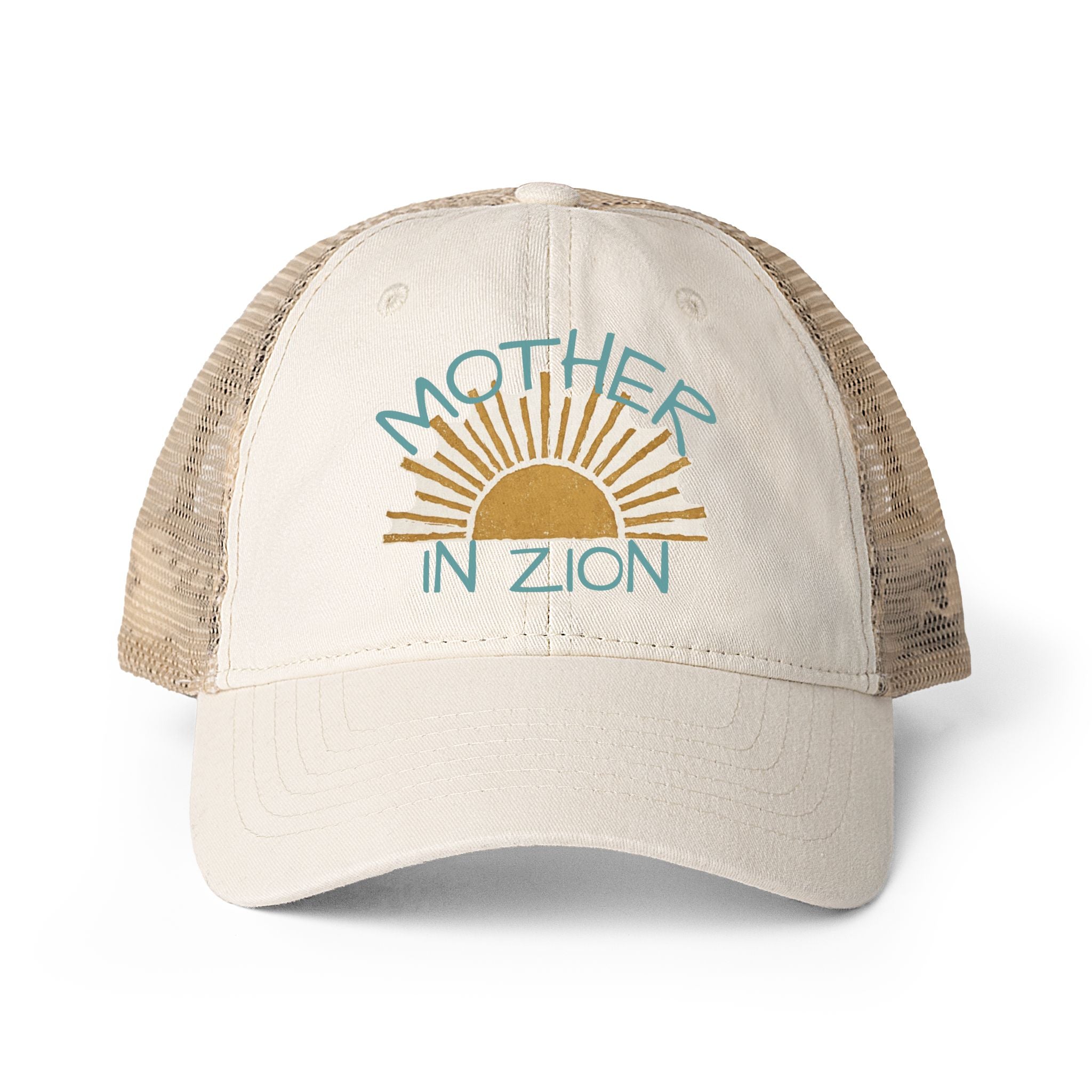 Mother in Zion Women's Washed Mesh-Back Cap