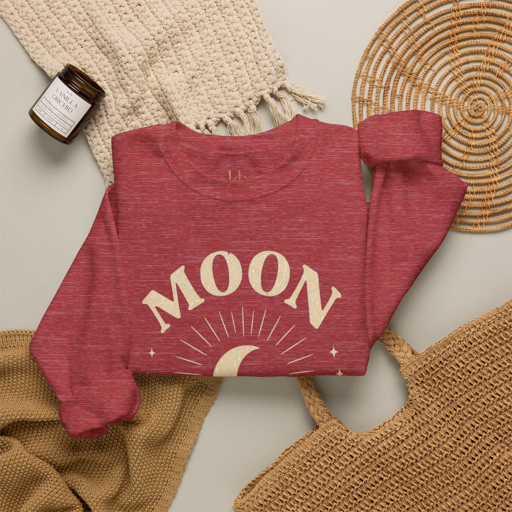 Moon Tribe Celestial Graphic Unisex Crewneck Sweatshirt