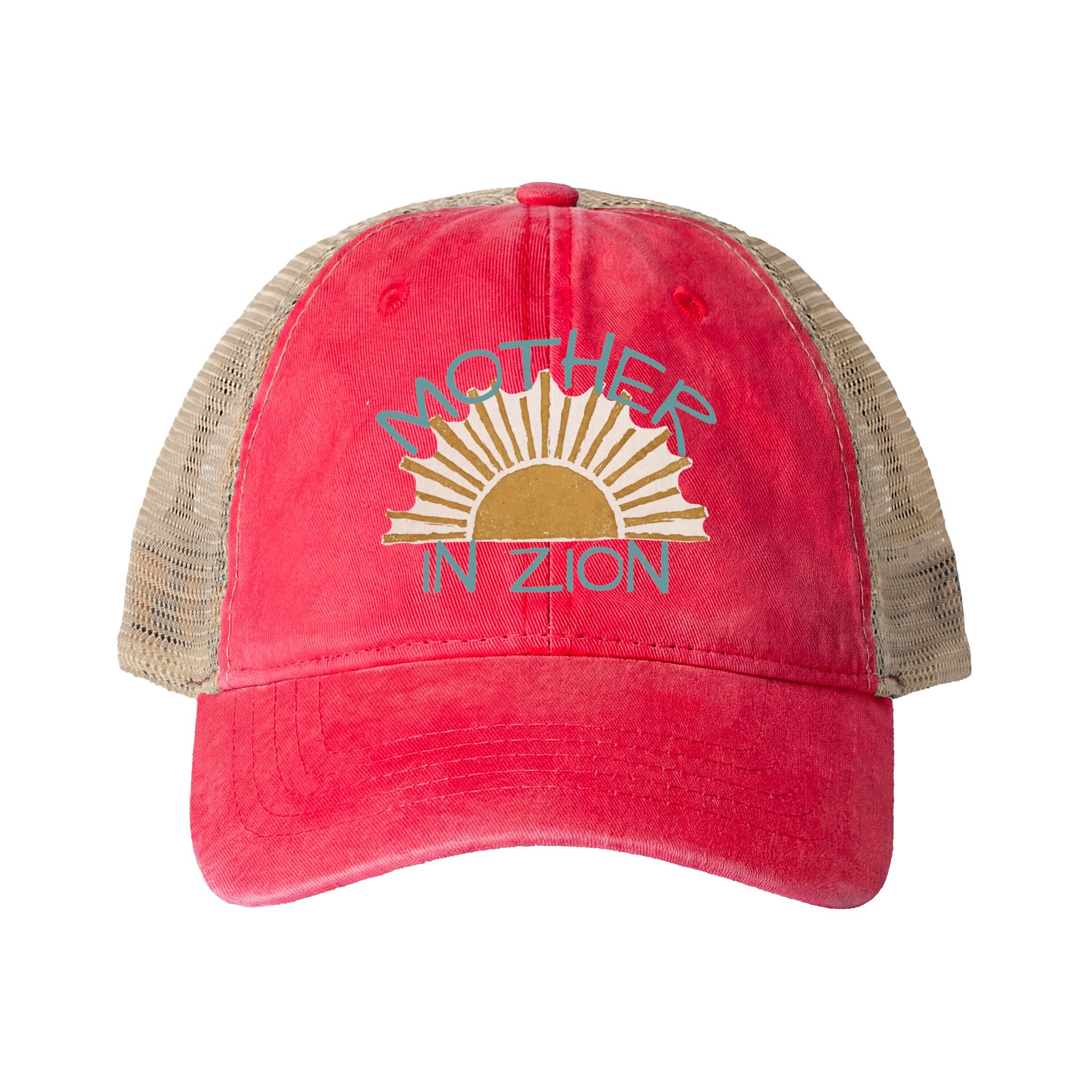 Mother in Zion Women's Washed Mesh-Back Cap