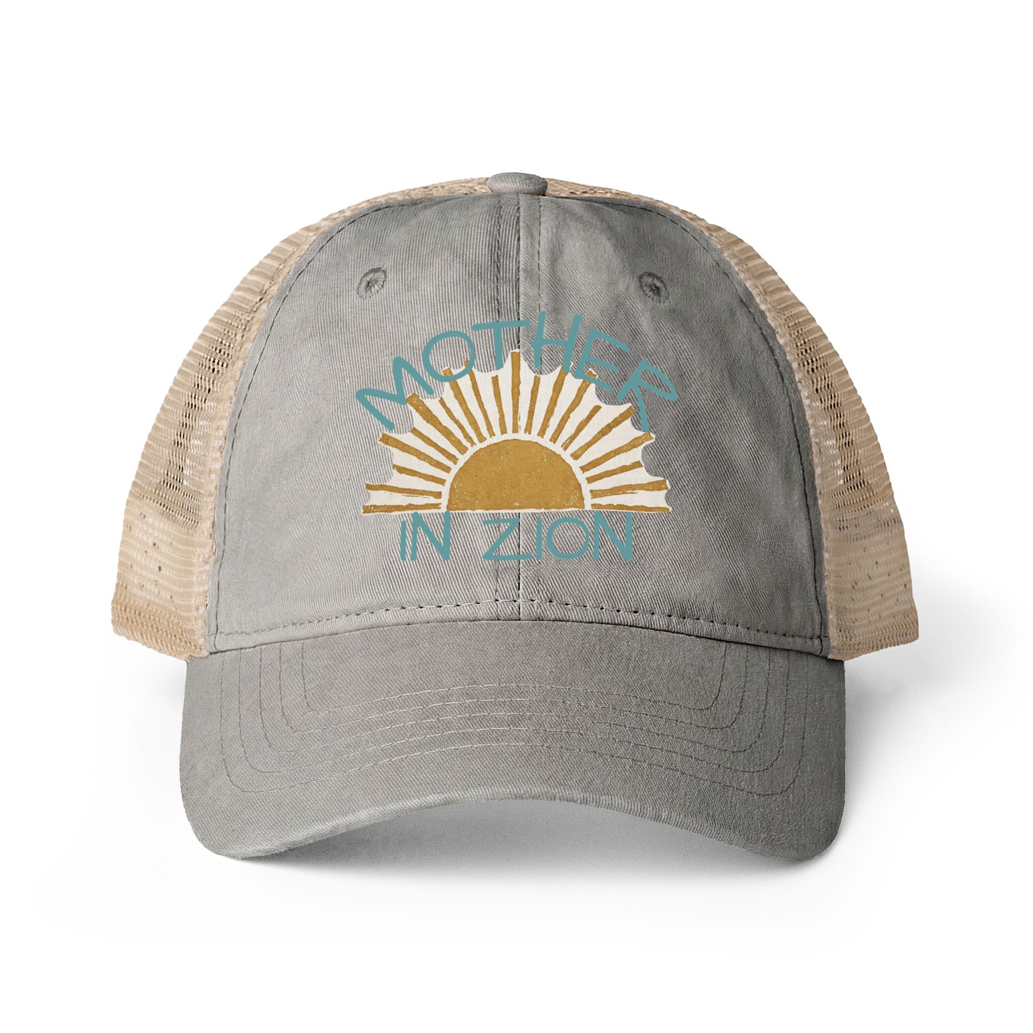 Mother in Zion Women's Washed Mesh-Back Cap