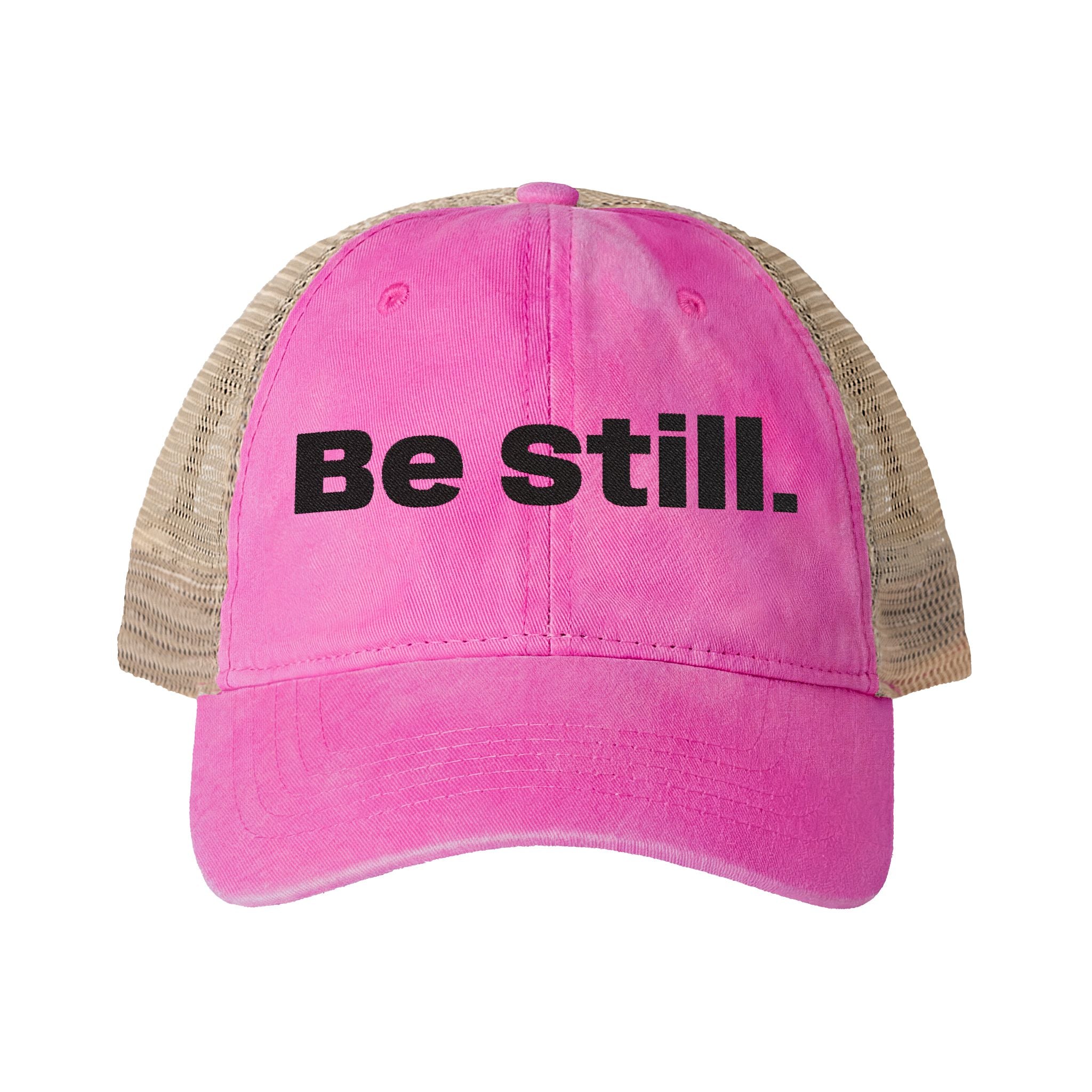 Be Still. Women's Washed Mesh-Back Cap