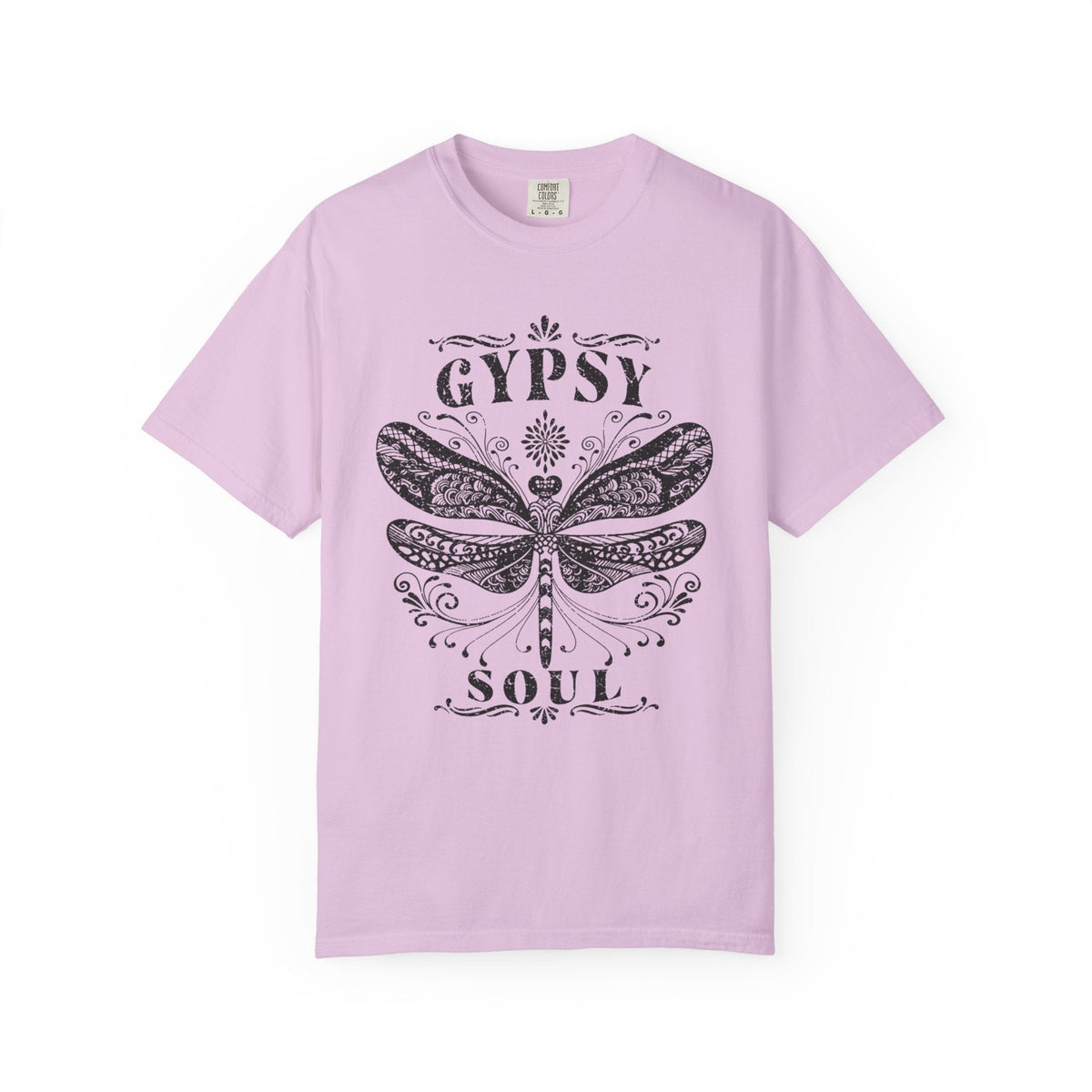 Gypsy Soul Dragonfly Garment-Dyed Cotton Graphic Tee