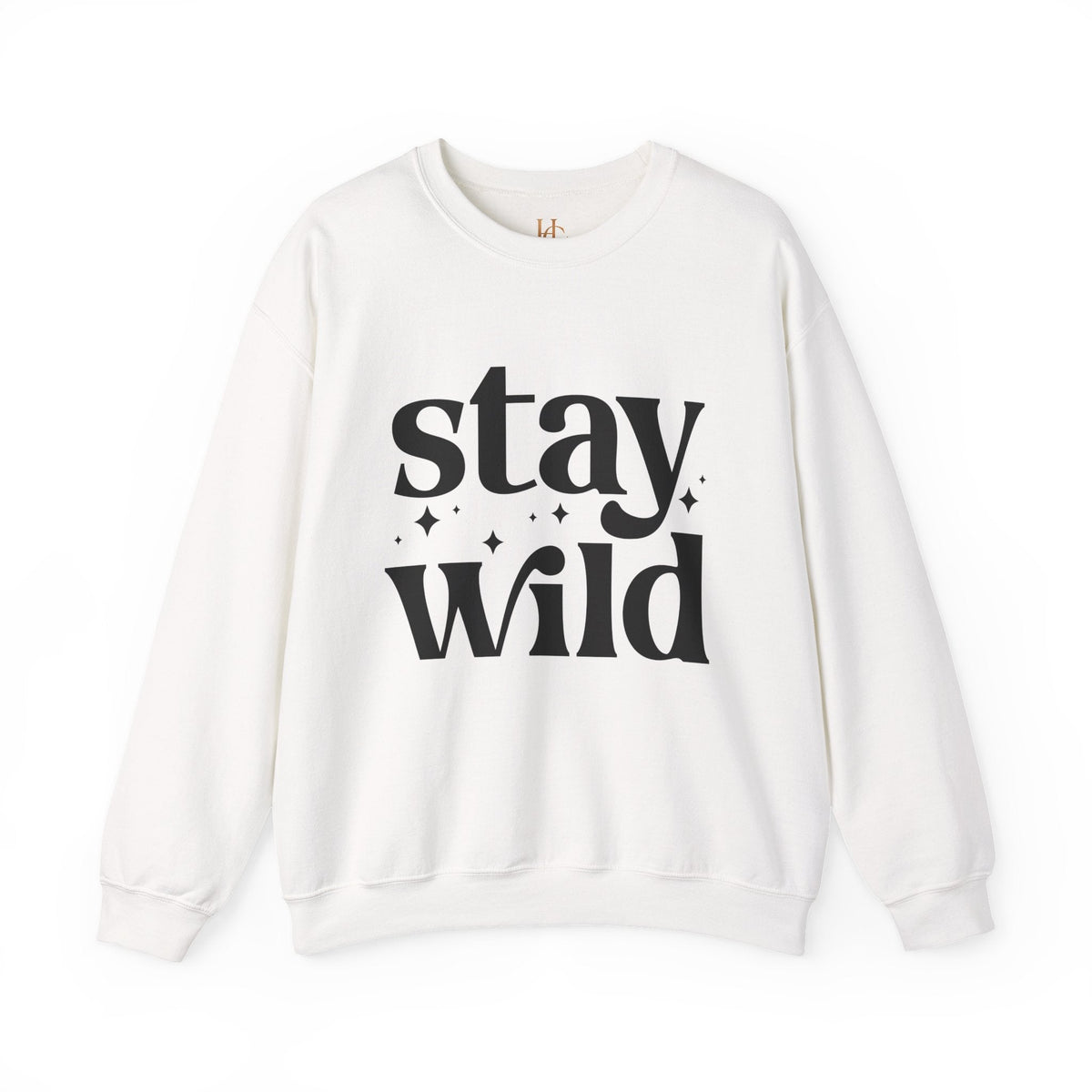 Stay Wild Graphic Unisex Crewneck Sweatshirt
