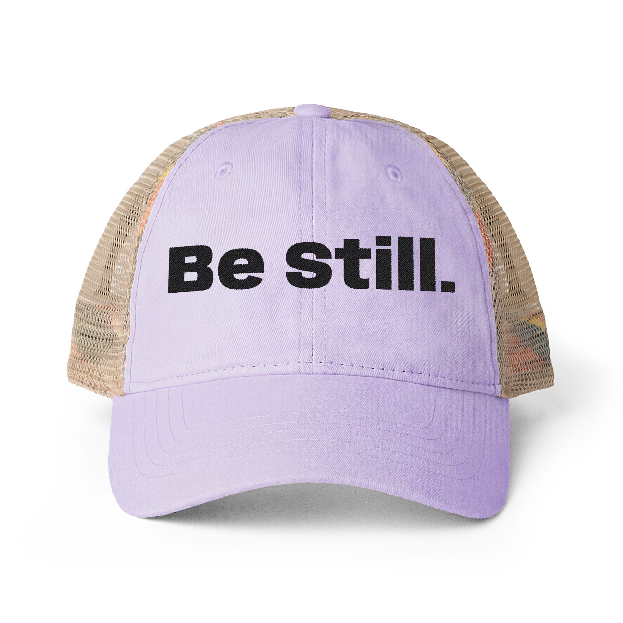 Be Still. Women's Washed Mesh-Back Cap