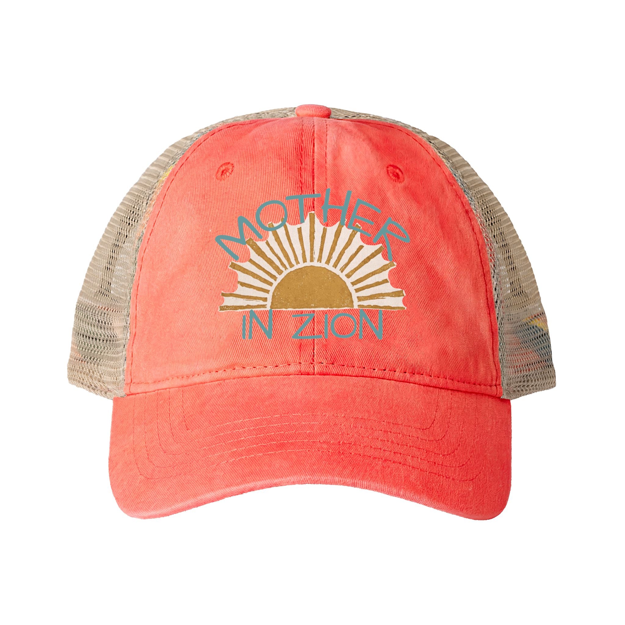 Mother in Zion Women's Washed Mesh-Back Cap