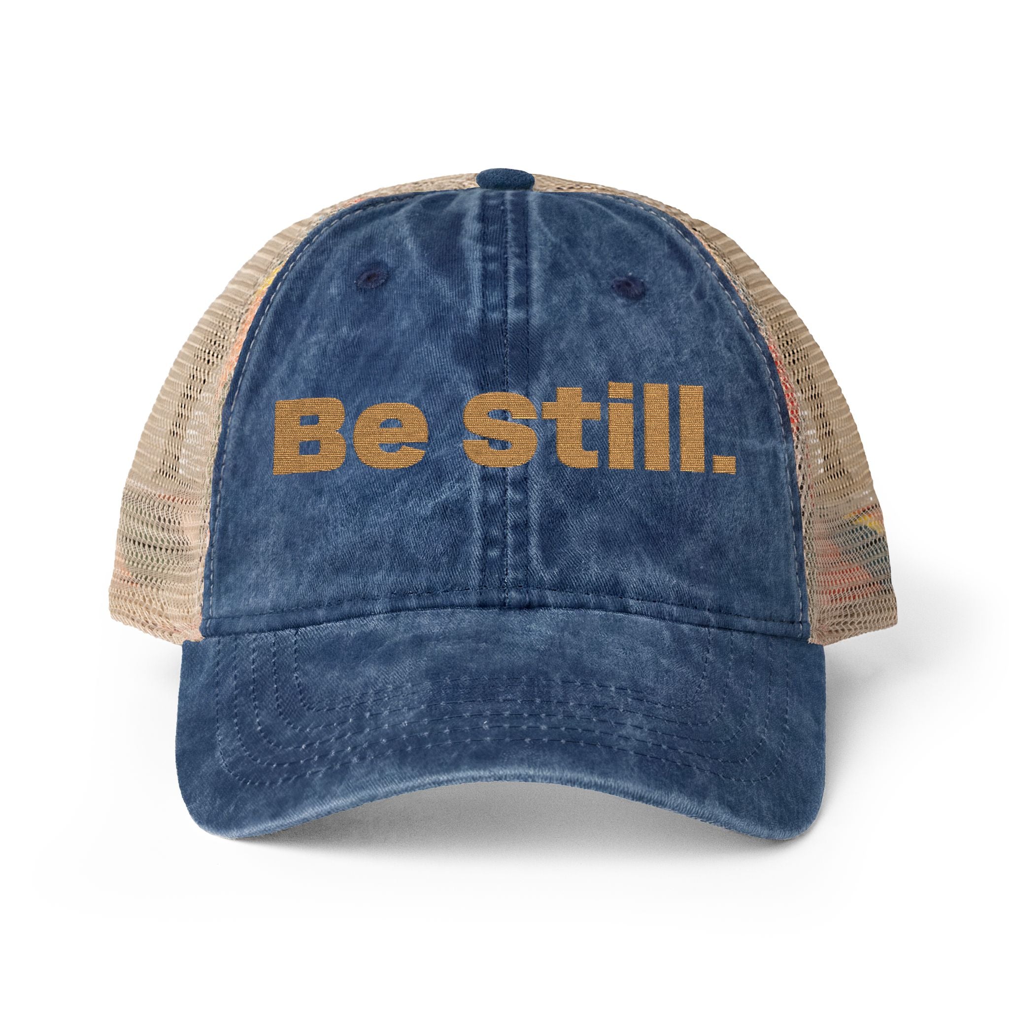 Be Still. Women's Washed Mesh-Back Cap