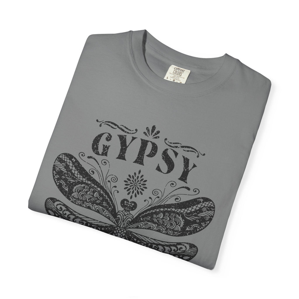 Gypsy Soul Dragonfly Garment-Dyed Cotton Graphic Tee