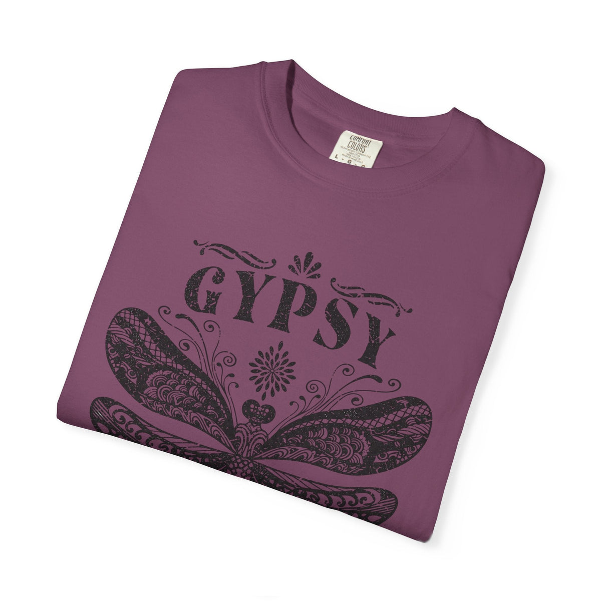 Gypsy Soul Dragonfly Garment-Dyed Cotton Graphic Tee