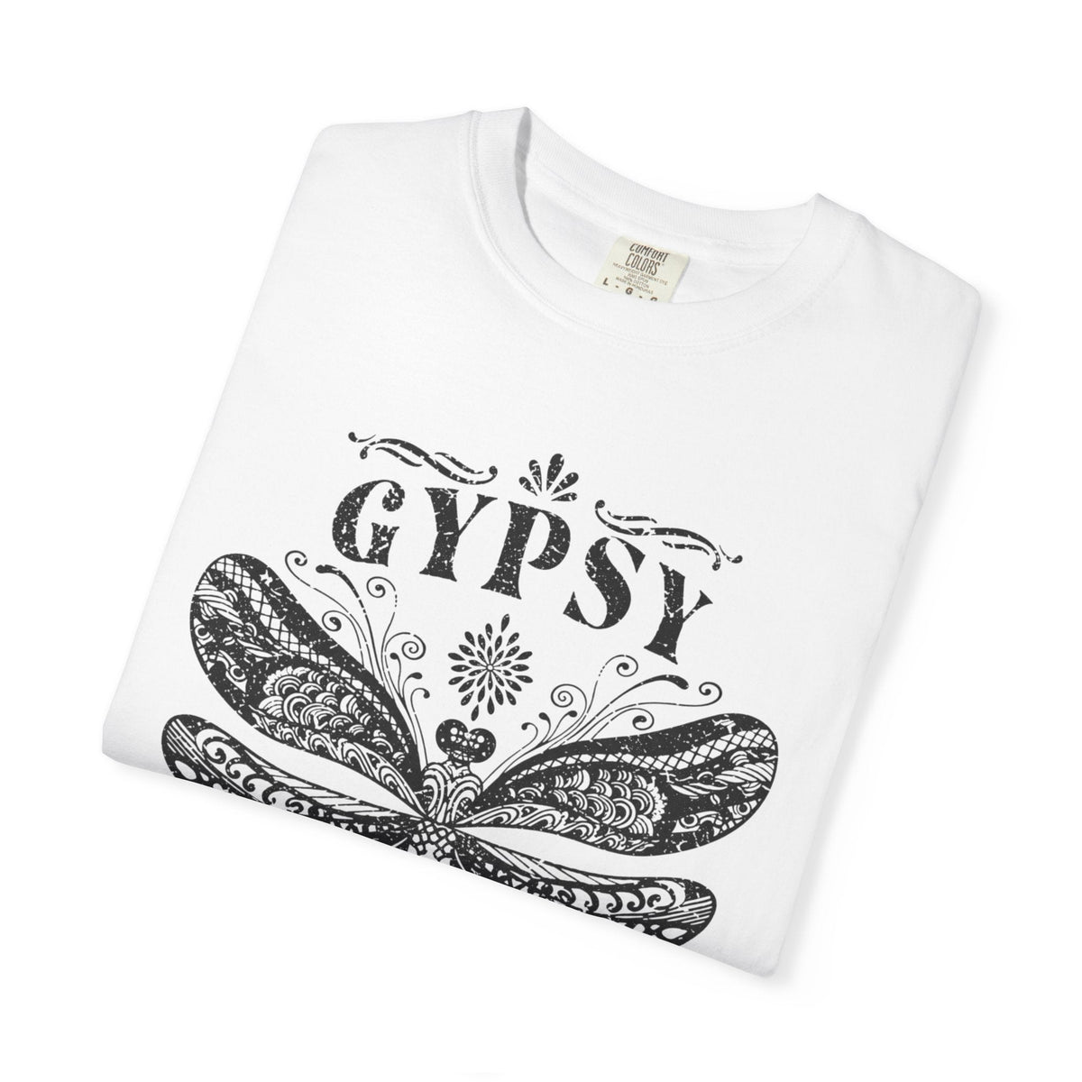 Gypsy Soul Dragonfly Garment-Dyed Cotton Graphic Tee