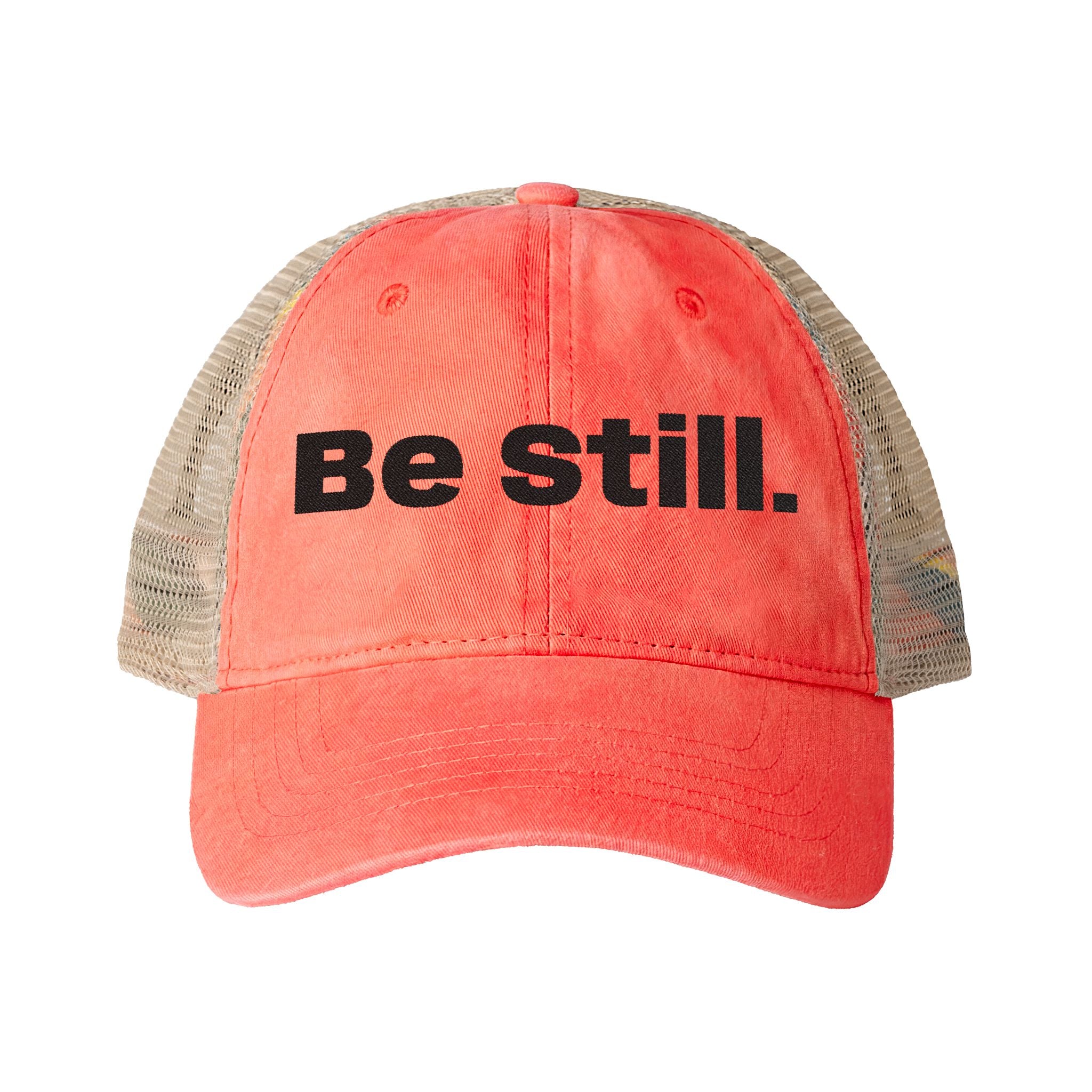 Be Still. Women's Washed Mesh-Back Cap