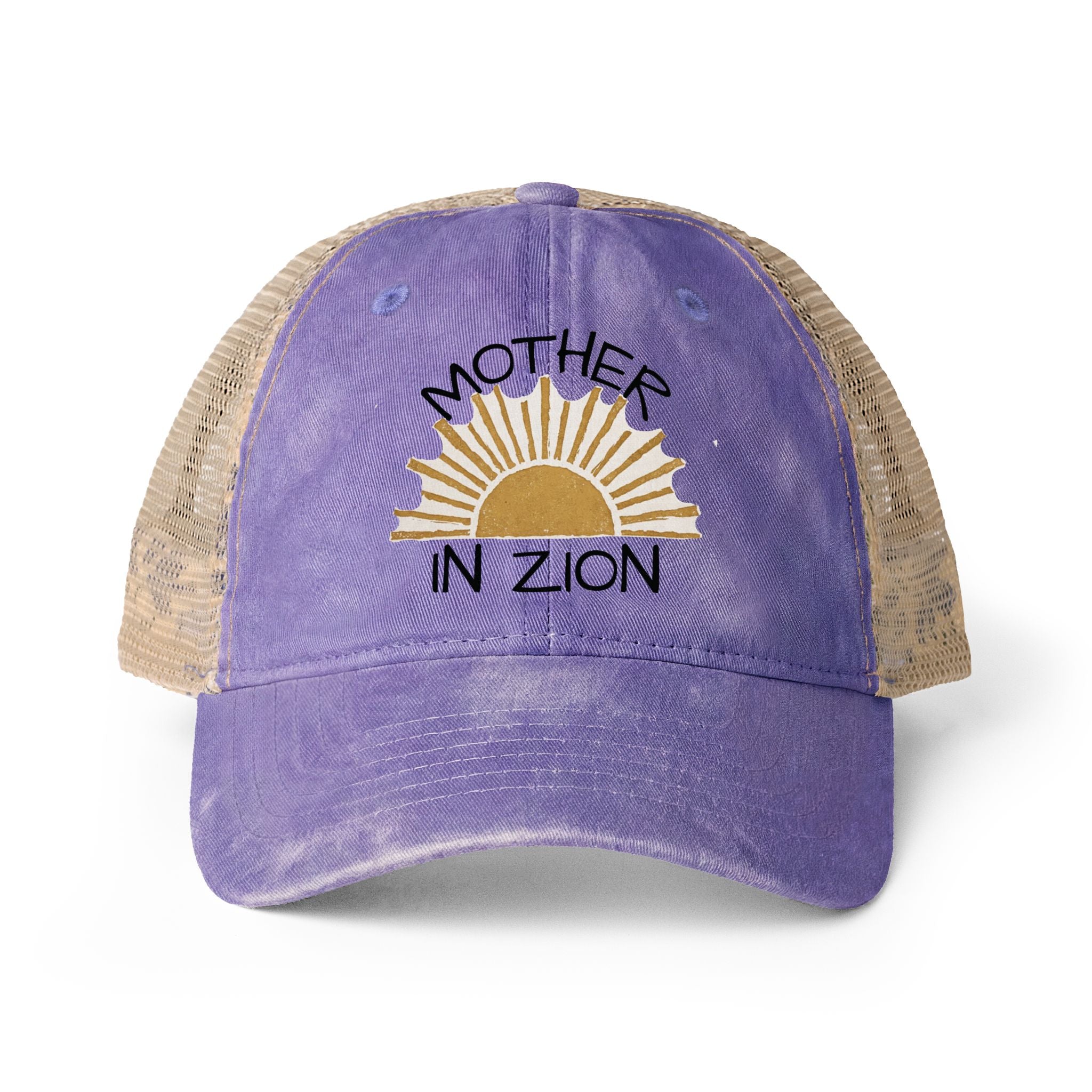 Mother in Zion Women's Washed Mesh-Back Cap