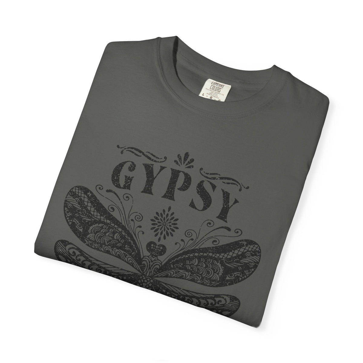 Gypsy Soul Dragonfly Garment-Dyed Cotton Graphic Tee