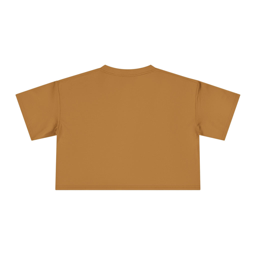 Moon Tribe Crop Tee — Celestial Women's Graphic Shirt