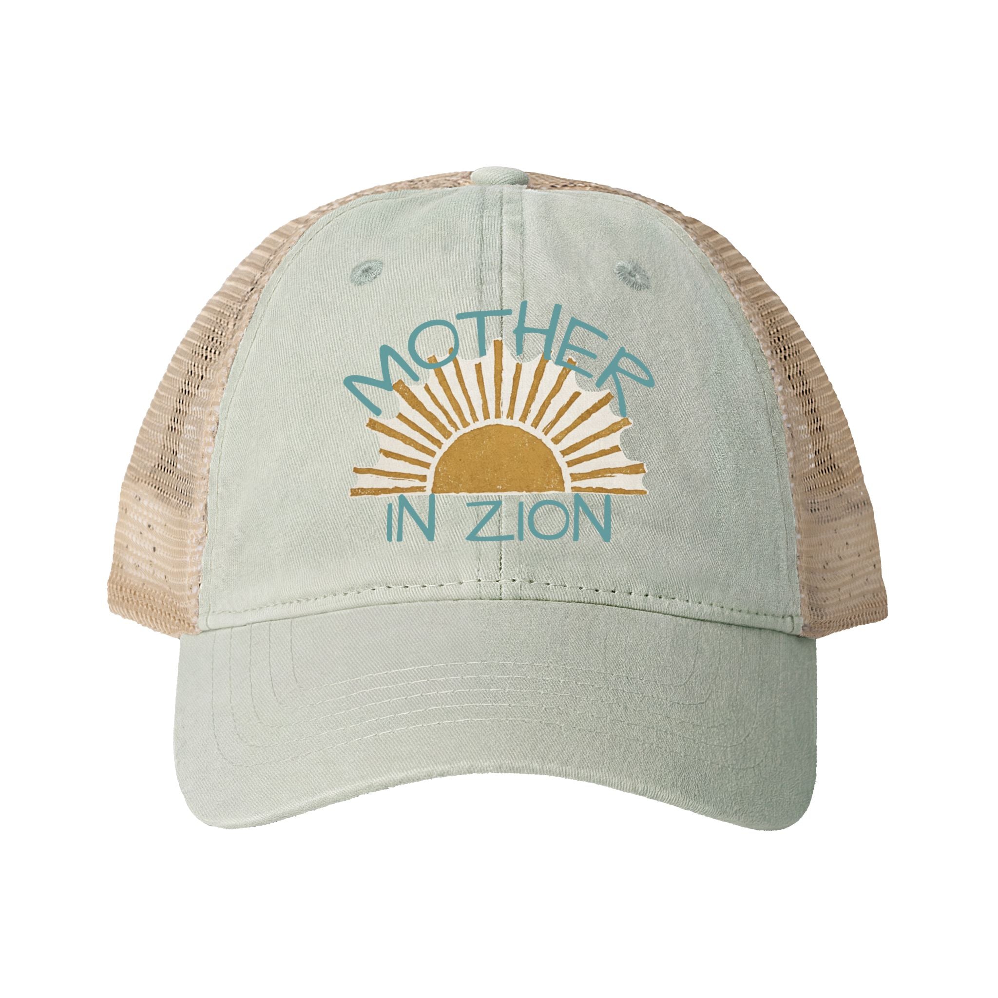 Mother in Zion Women's Washed Mesh-Back Cap