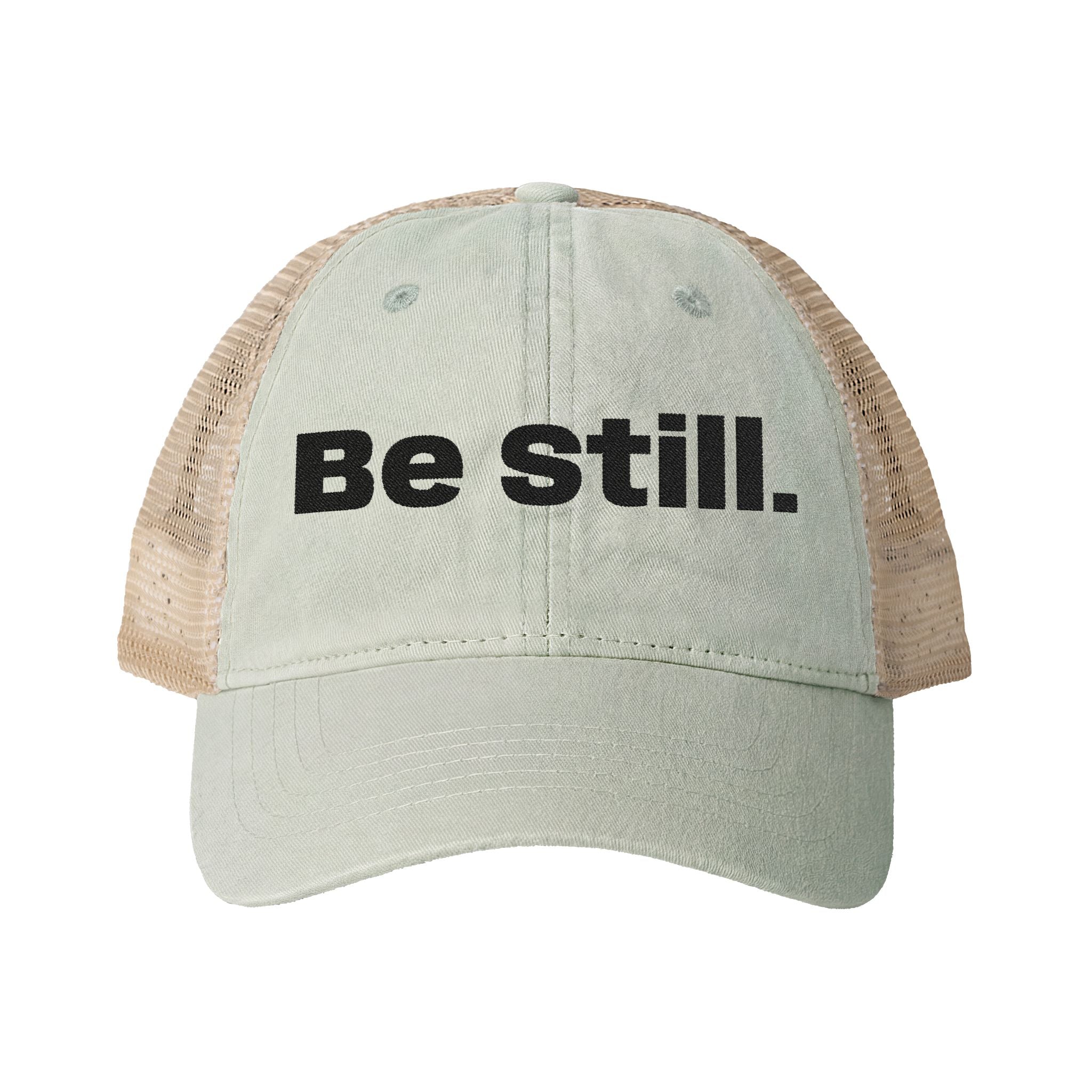 Be Still. Women's Washed Mesh-Back Cap