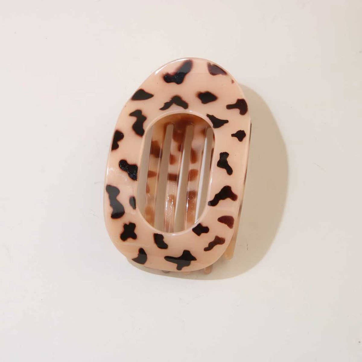 Oval Matte Hair Claw Clip — Strong Grip