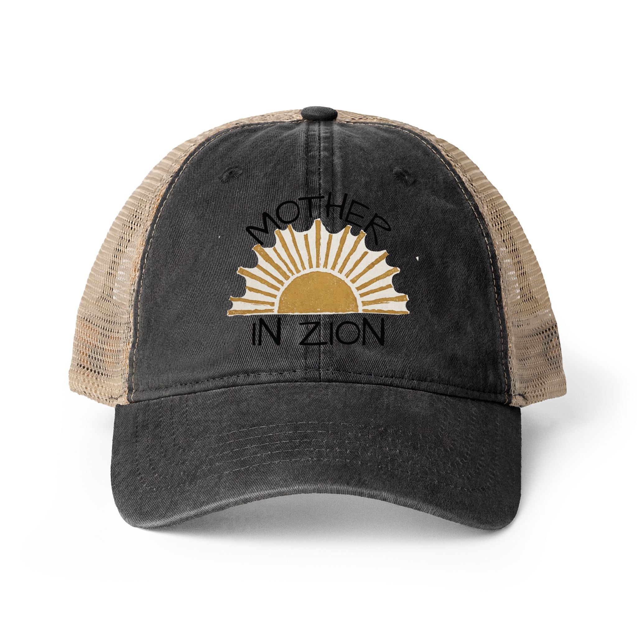 Mother in Zion Women's Washed Mesh-Back Cap