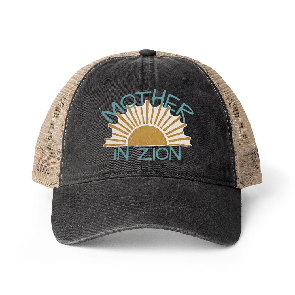 Mother in Zion Women's Washed Mesh-Back Cap