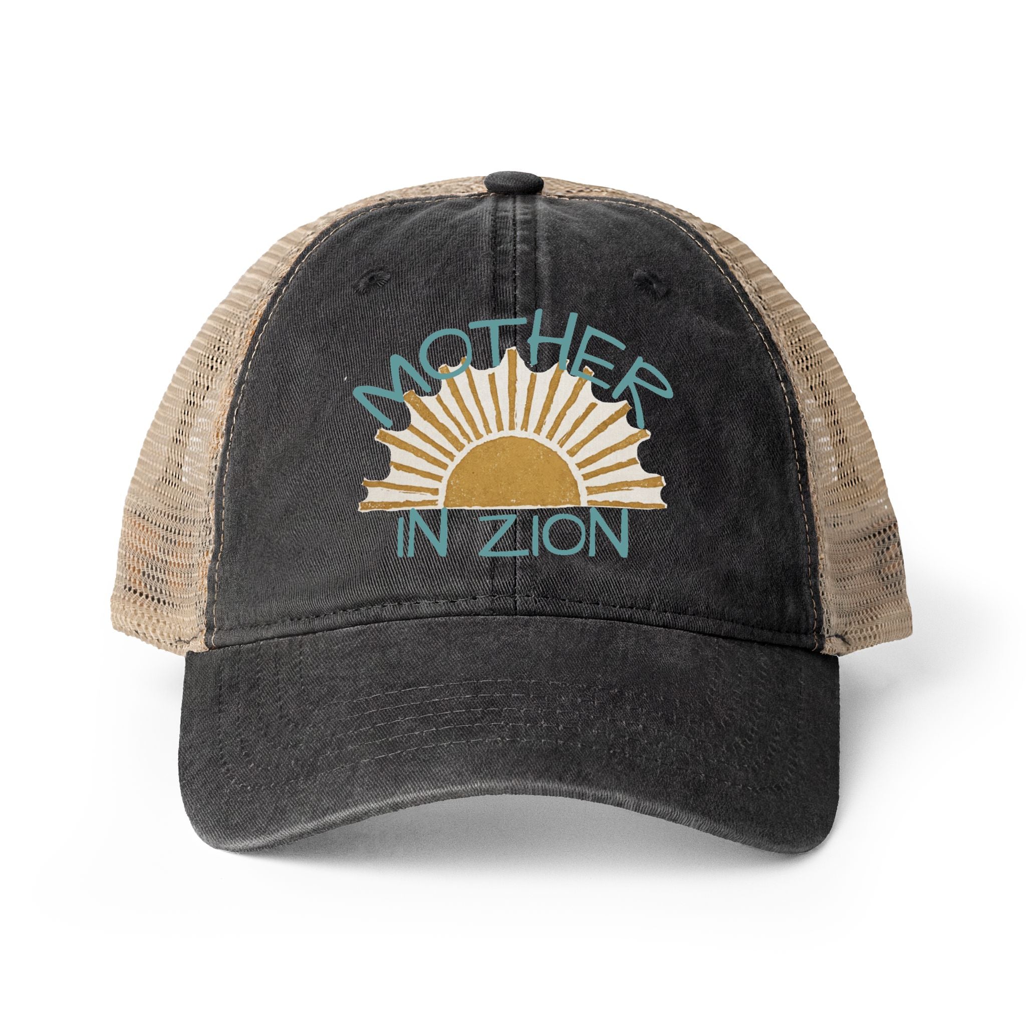 Mother in Zion Women's Washed Mesh-Back Cap