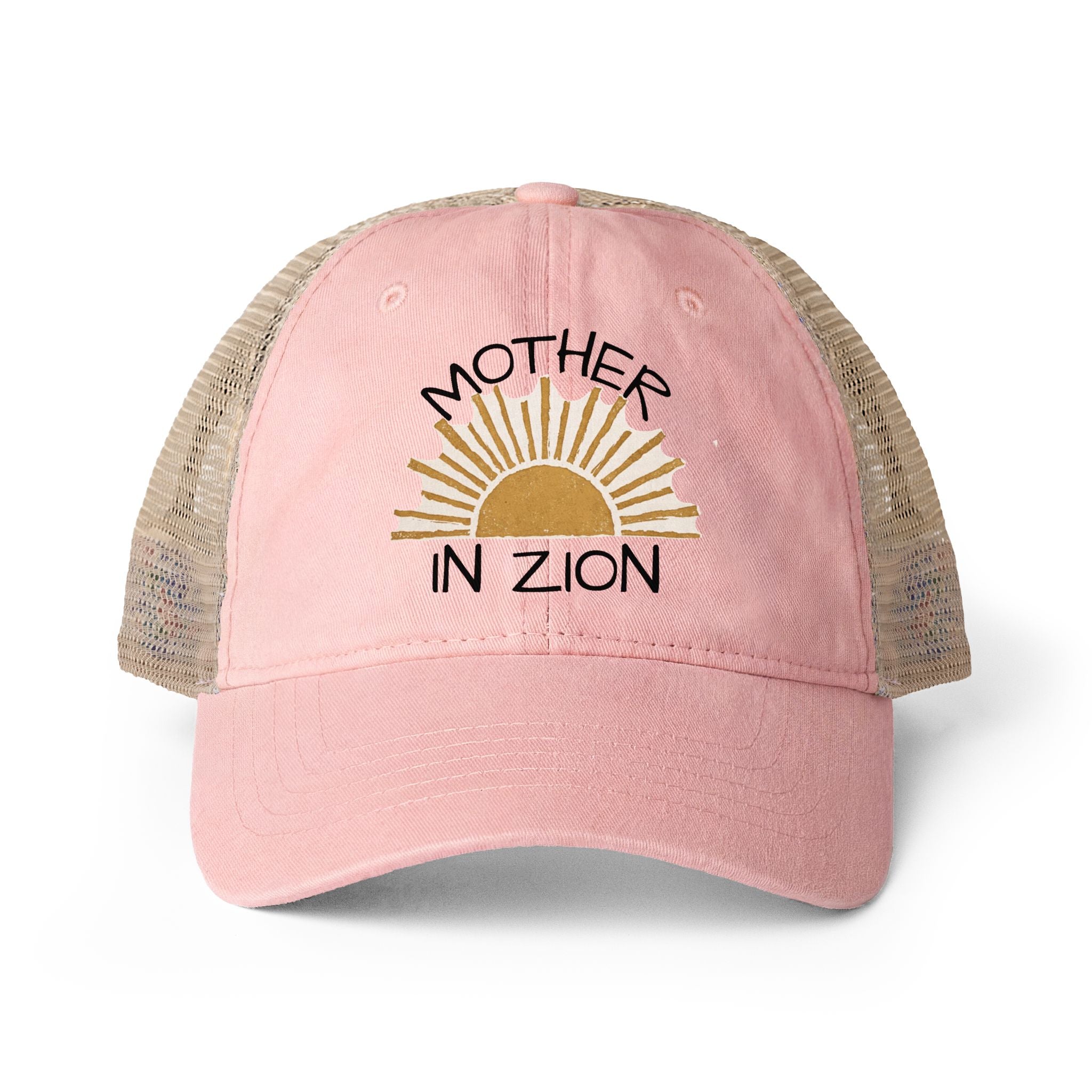 Mother in Zion Women's Washed Mesh-Back Cap