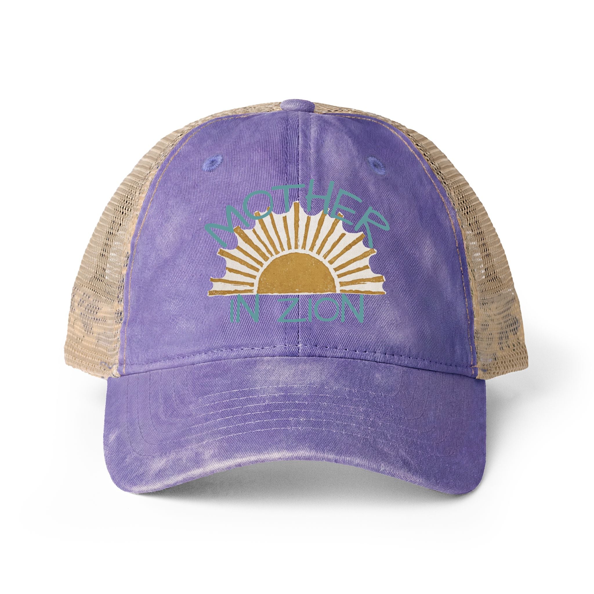 Mother in Zion Women's Washed Mesh-Back Cap
