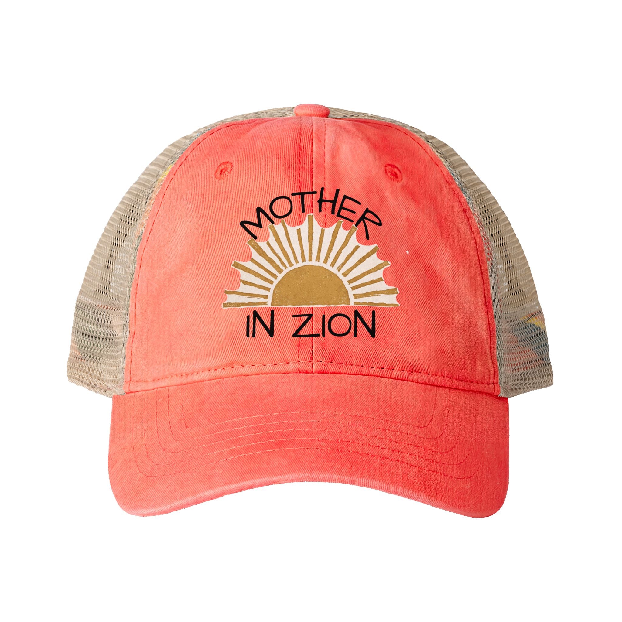 Mother in Zion Women's Washed Mesh-Back Cap