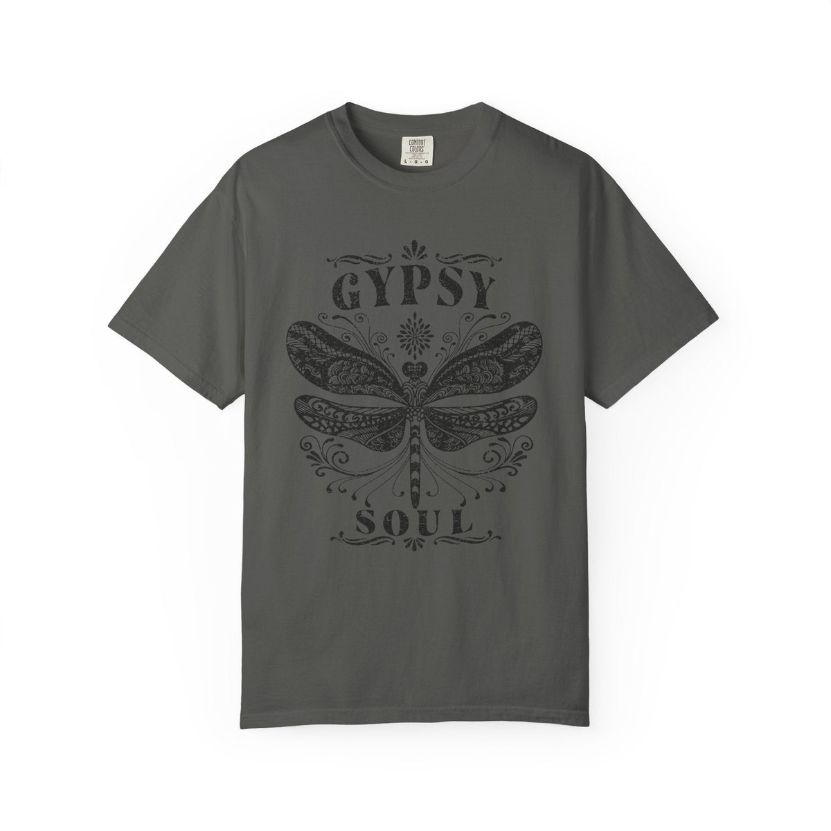 Gypsy Soul Dragonfly Garment-Dyed Cotton Graphic Tee