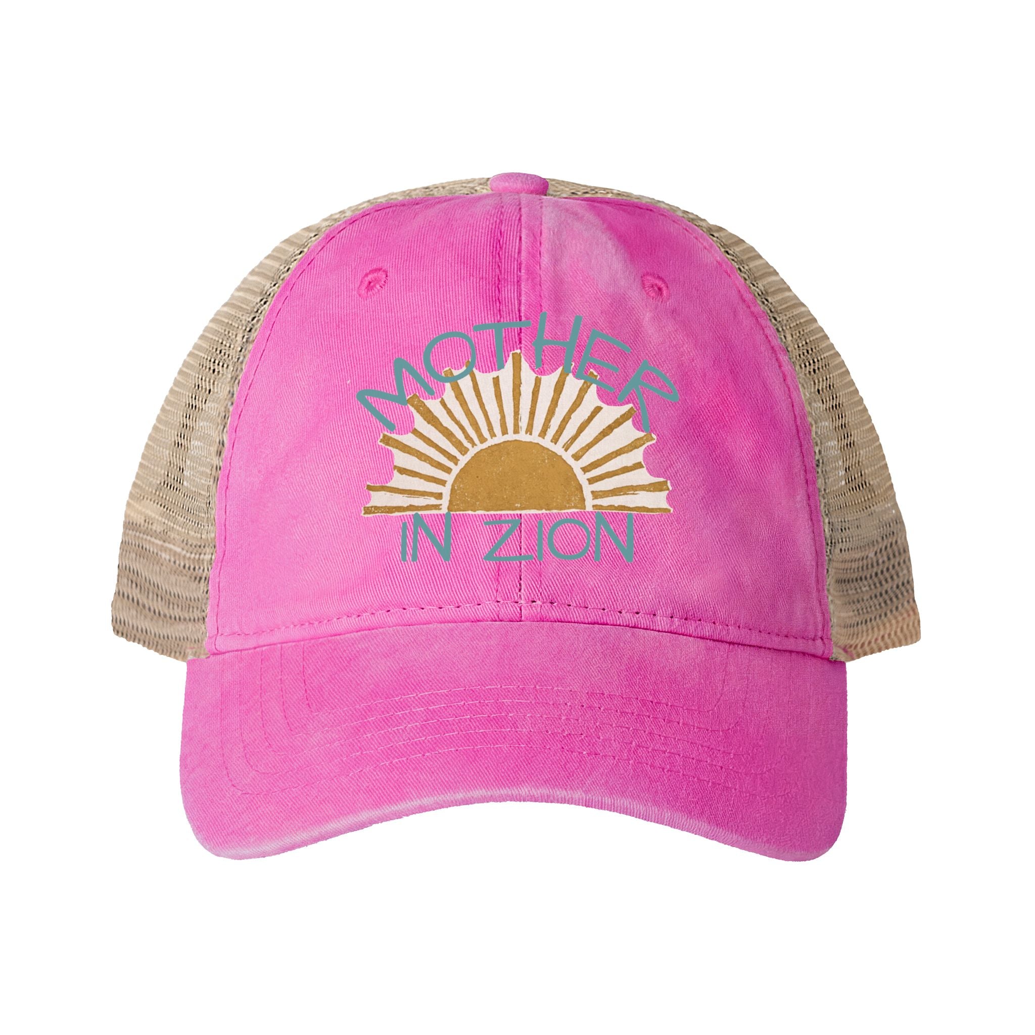 Mother in Zion Women's Washed Mesh-Back Cap