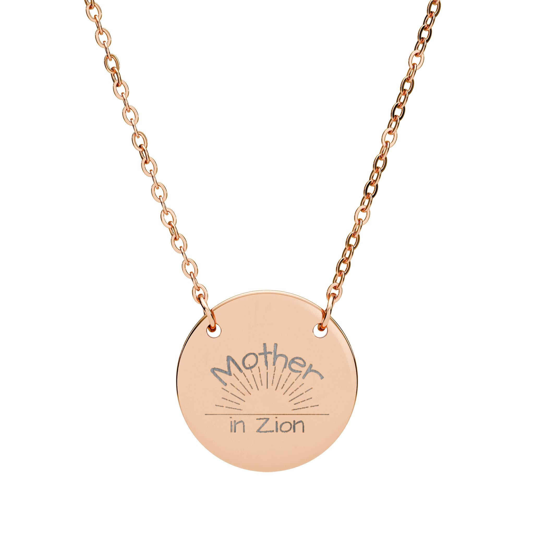 Mother in Zion Circle Necklace