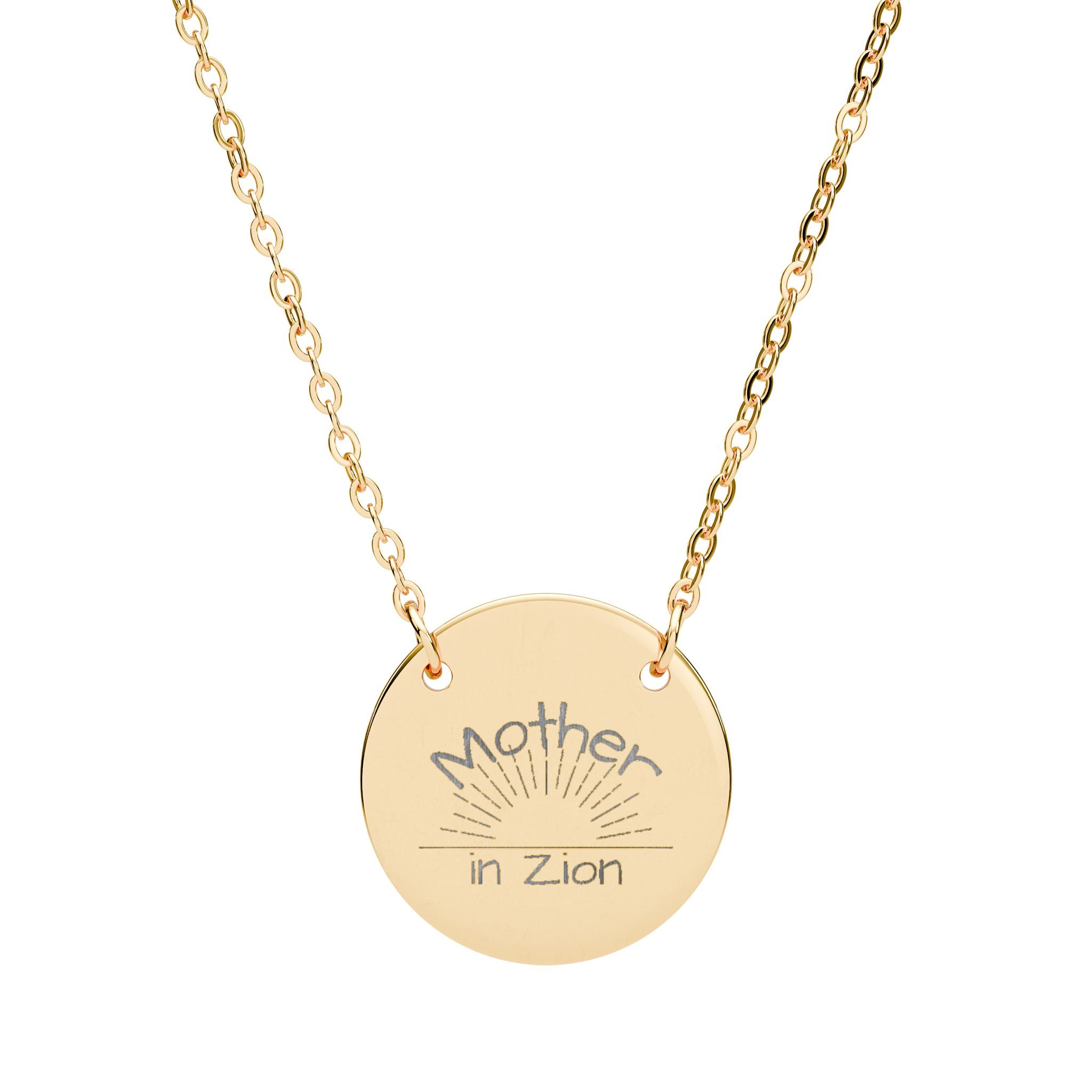 Mother in Zion Circle Necklace