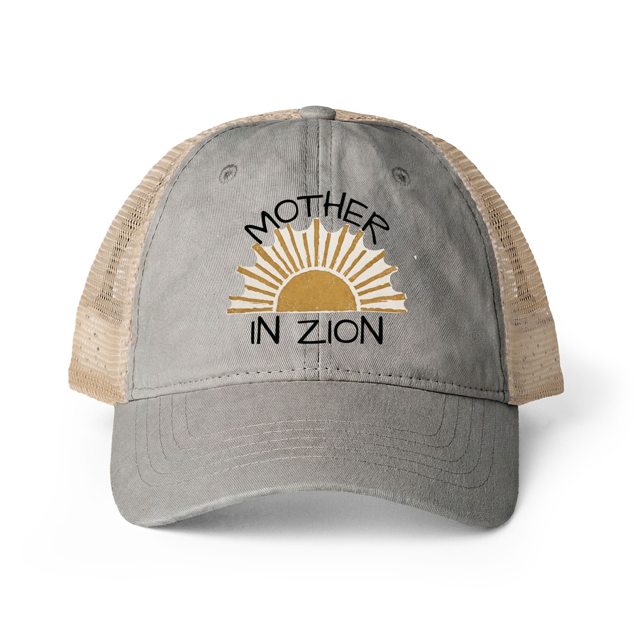 Mother in Zion Women's Washed Mesh-Back Cap