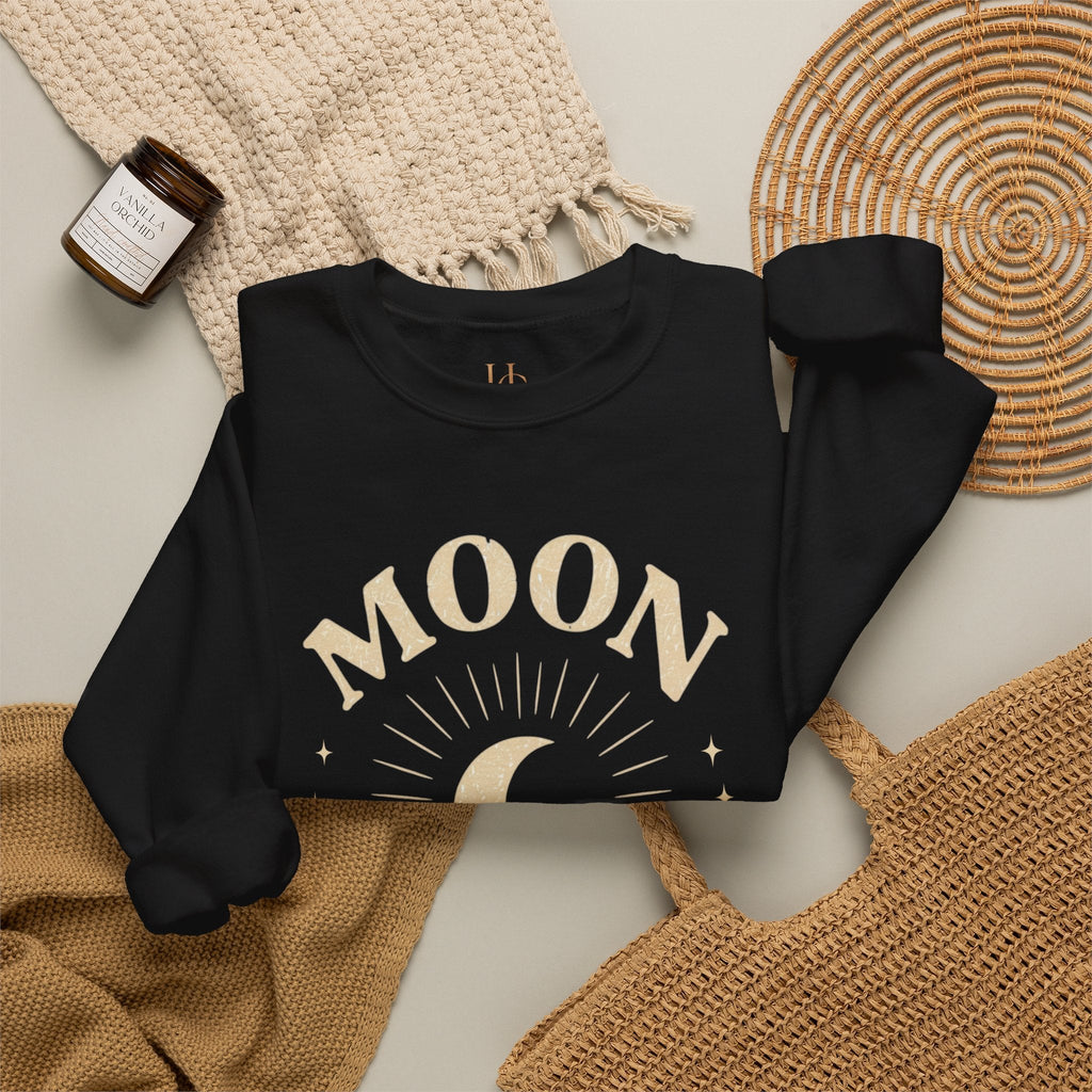 Moon Tribe Celestial Graphic Unisex Crewneck Sweatshirt
