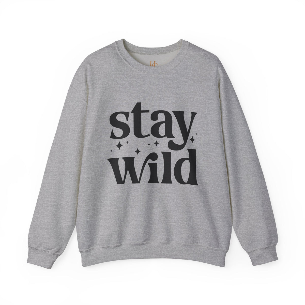 Stay Wild Graphic Unisex Crewneck Sweatshirt