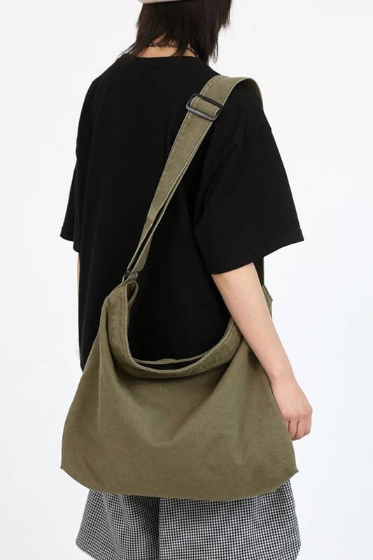 Canvas Crossbody Shoulder Bag