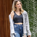 Washed Rib Seamless Bralette with Removable Bra Pad