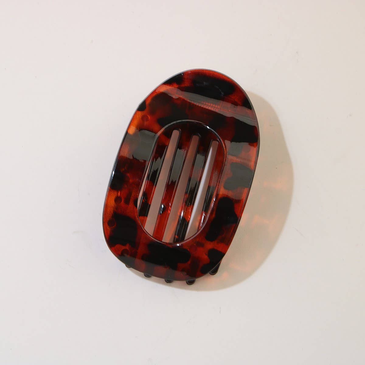 Oval Matte Hair Claw Clip — Strong Grip