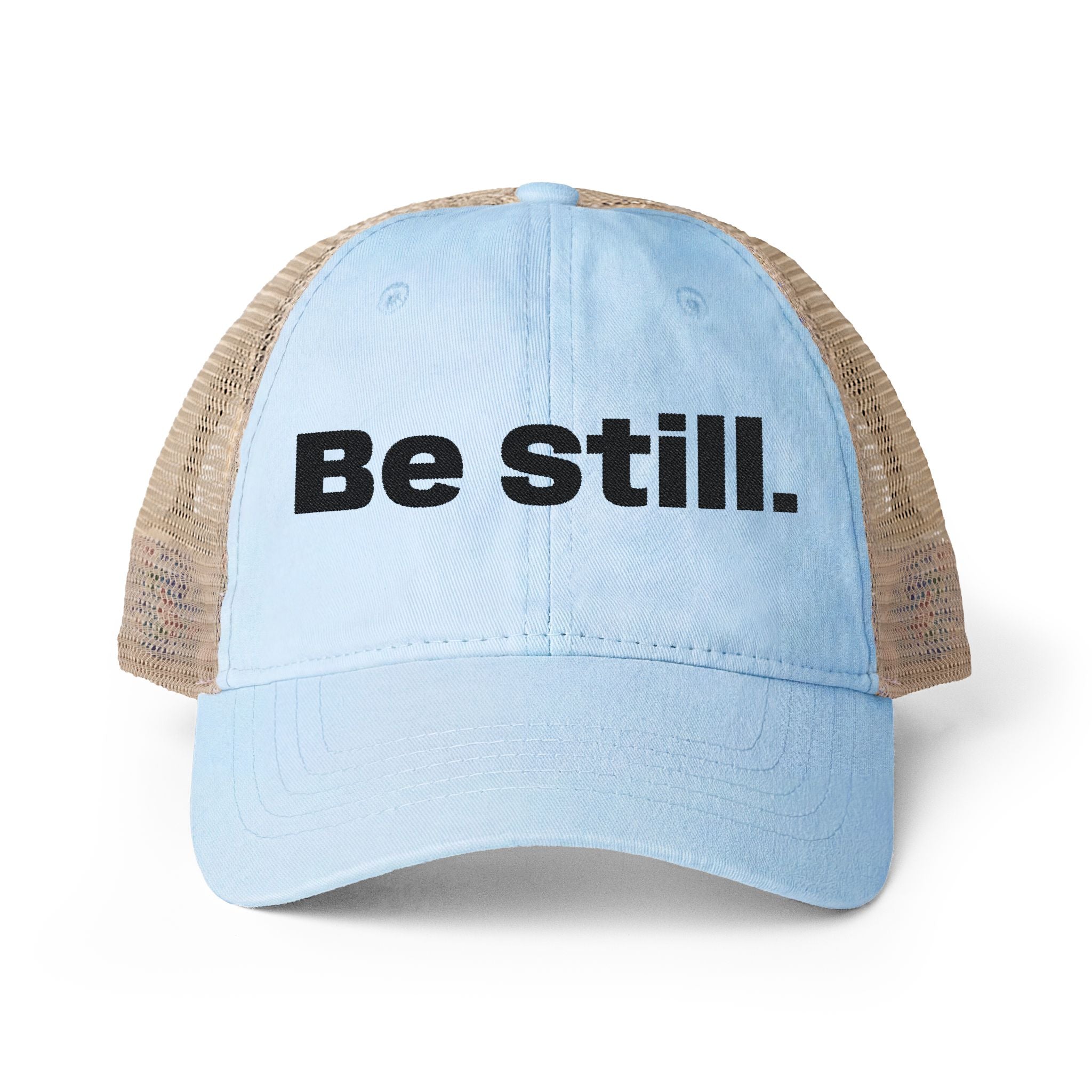 Be Still. Women's Washed Mesh-Back Cap