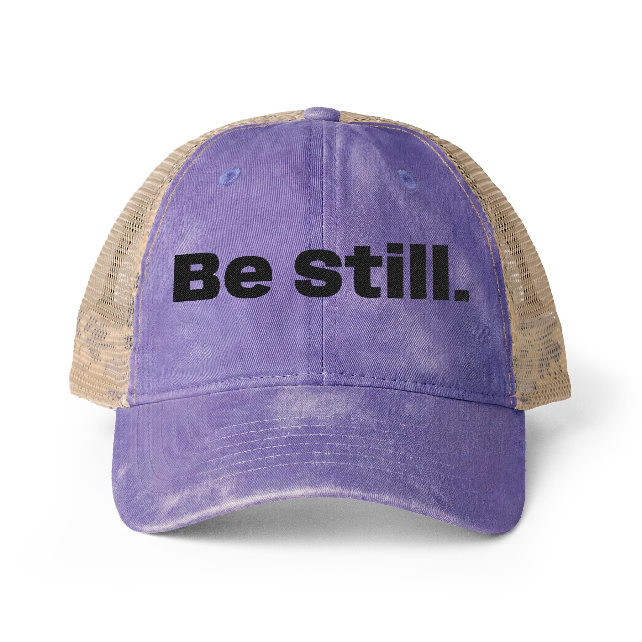 Be Still. Women's Washed Mesh-Back Cap
