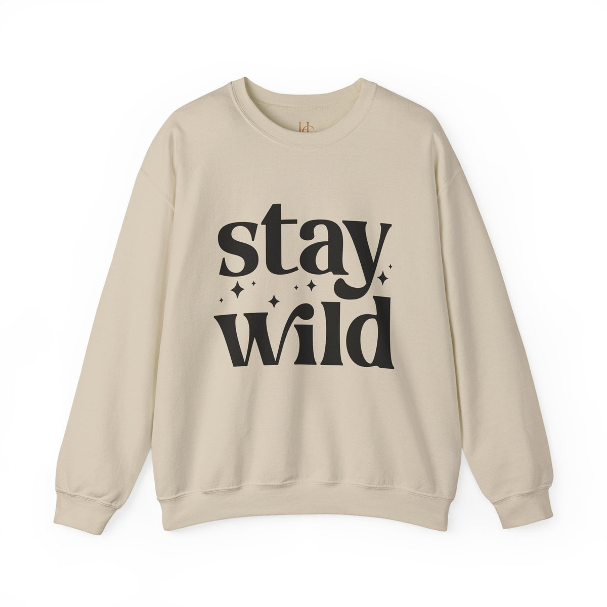 Stay Wild Graphic Unisex Crewneck Sweatshirt